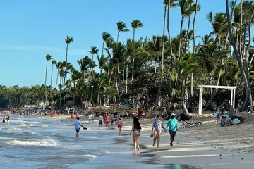 Playa Bávaro, en Punta Cana, uno de los principales polos turísticos del país.