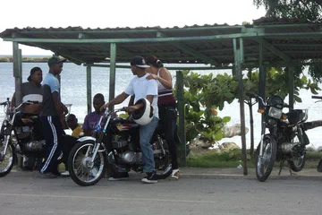 Imagen de archivo: Parada de motoconchos.